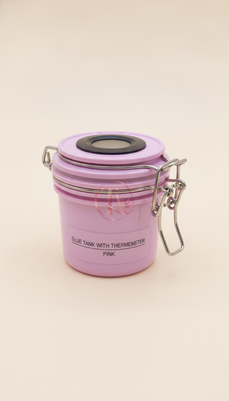 GLUE TANK WITH THERMOMETER PINK