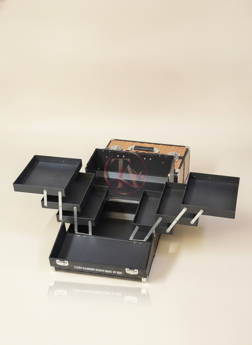 3 STEP DIAMOND DISIGN MAKE UP BOX