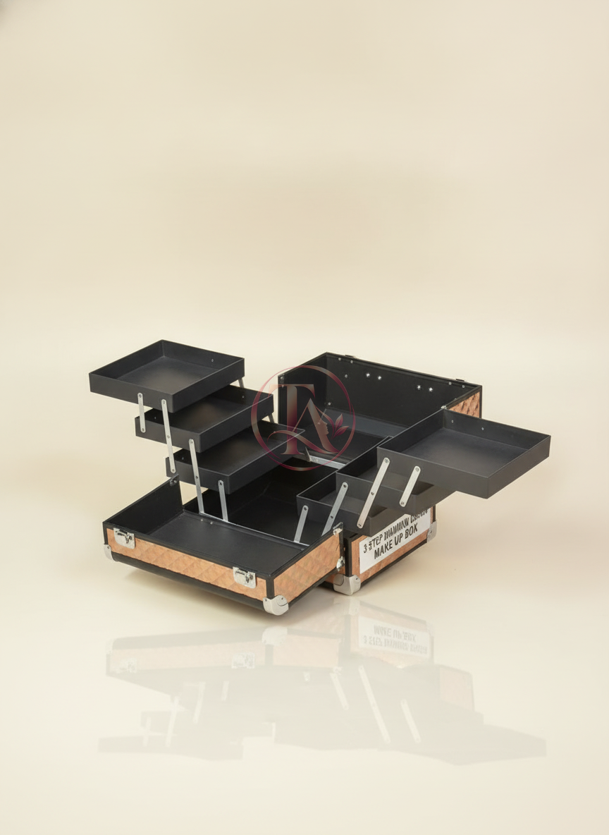 3 STEP DIAMOND DISIGN MAKE UP BOX