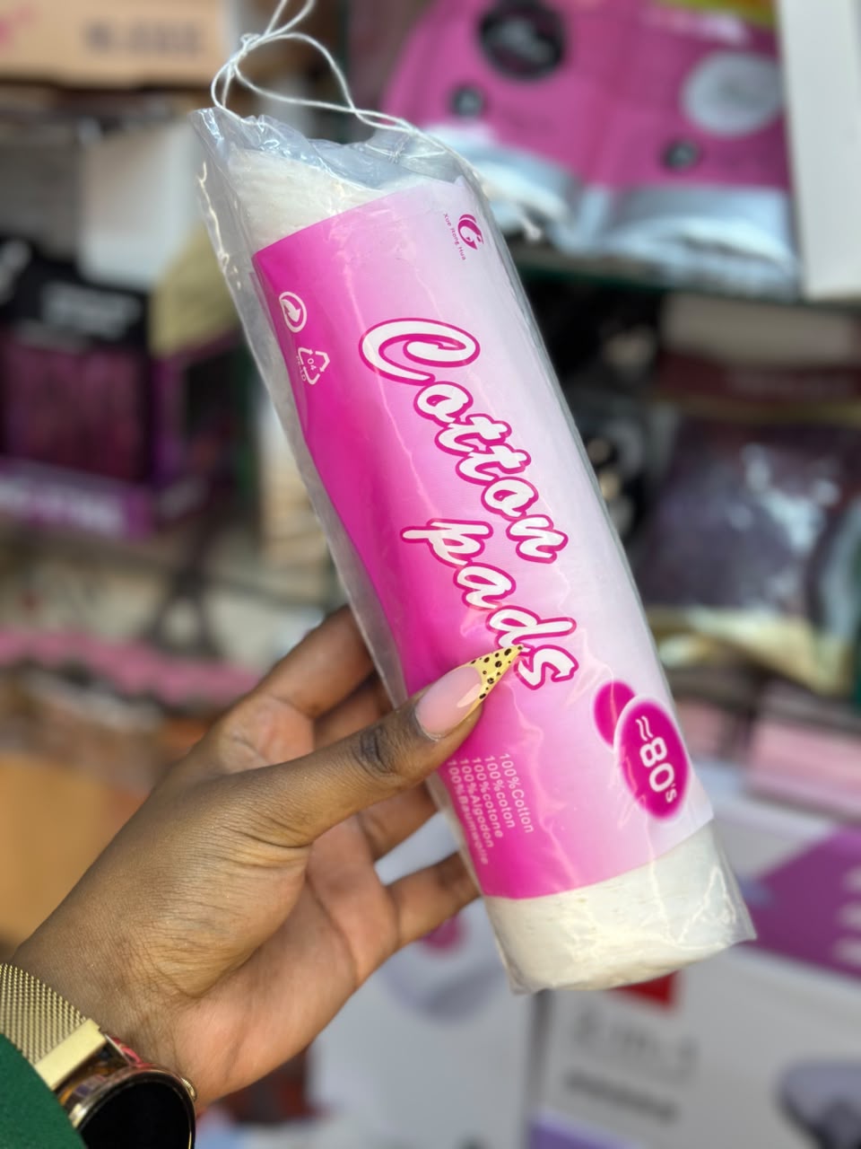 COTTON PADS WITH 80 PCS