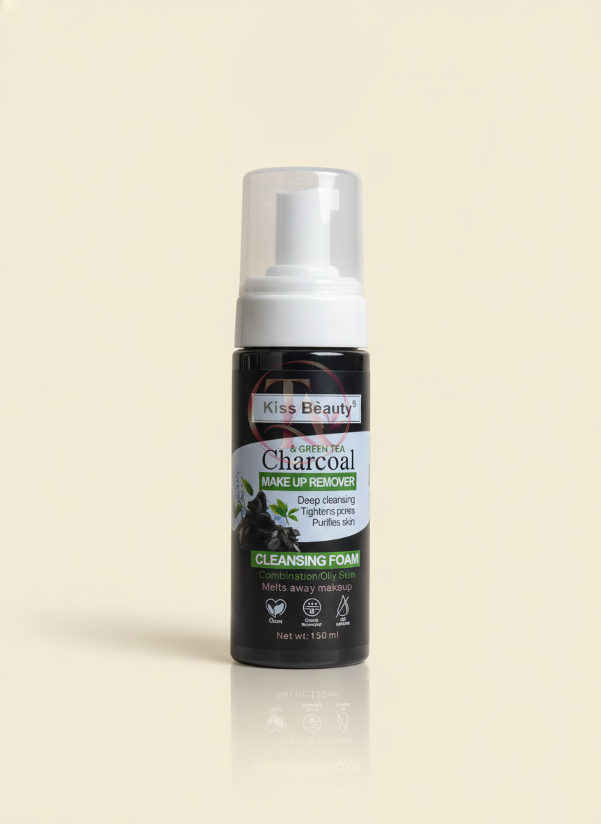 KISS BEAUTY CHARCOAL MAKE UP REMOVAL