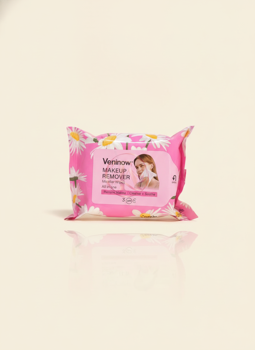 MAKE UP REMOVER WIPES WITH MICELLAR WATER