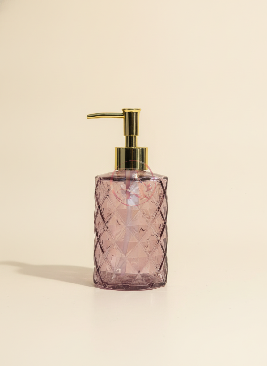 showergel glass bottle