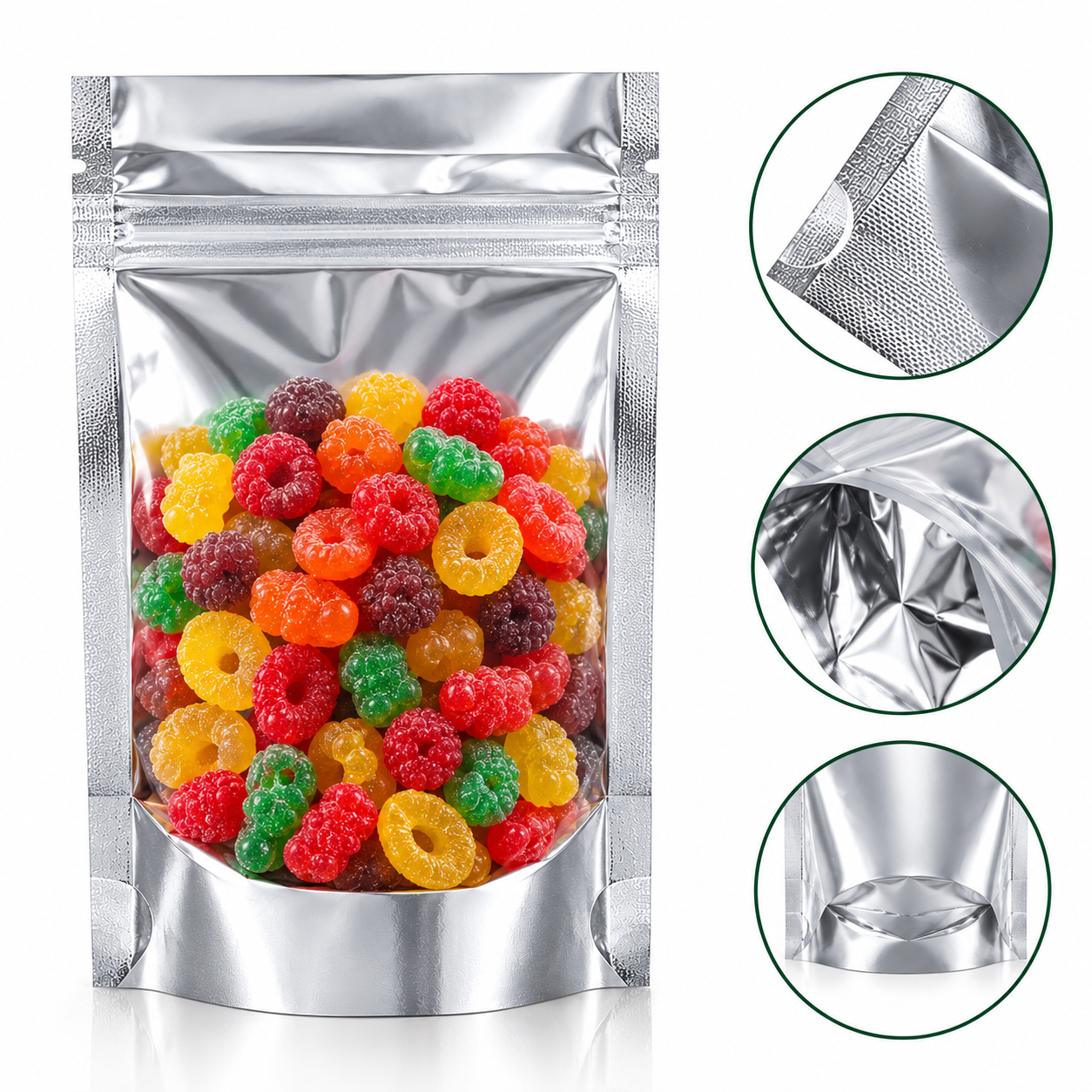Midatex Ziplock 12*20 Silver