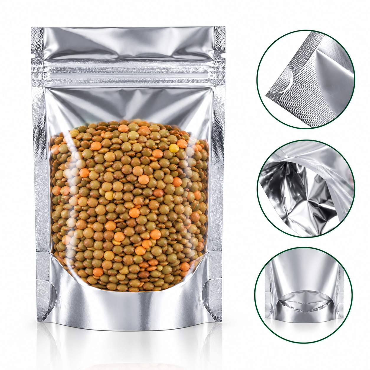 Midatex Ziplock 10*15 Silver