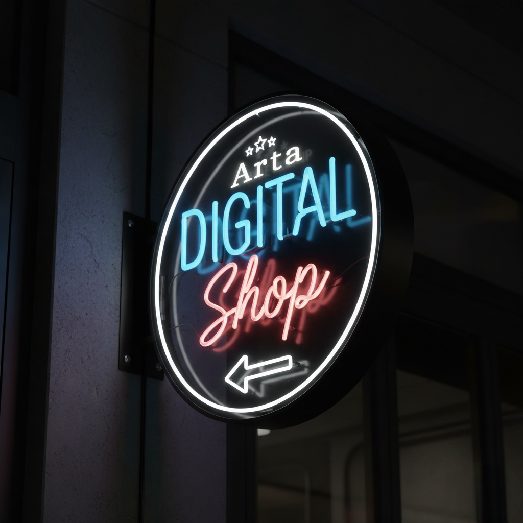 Digital Art Sign