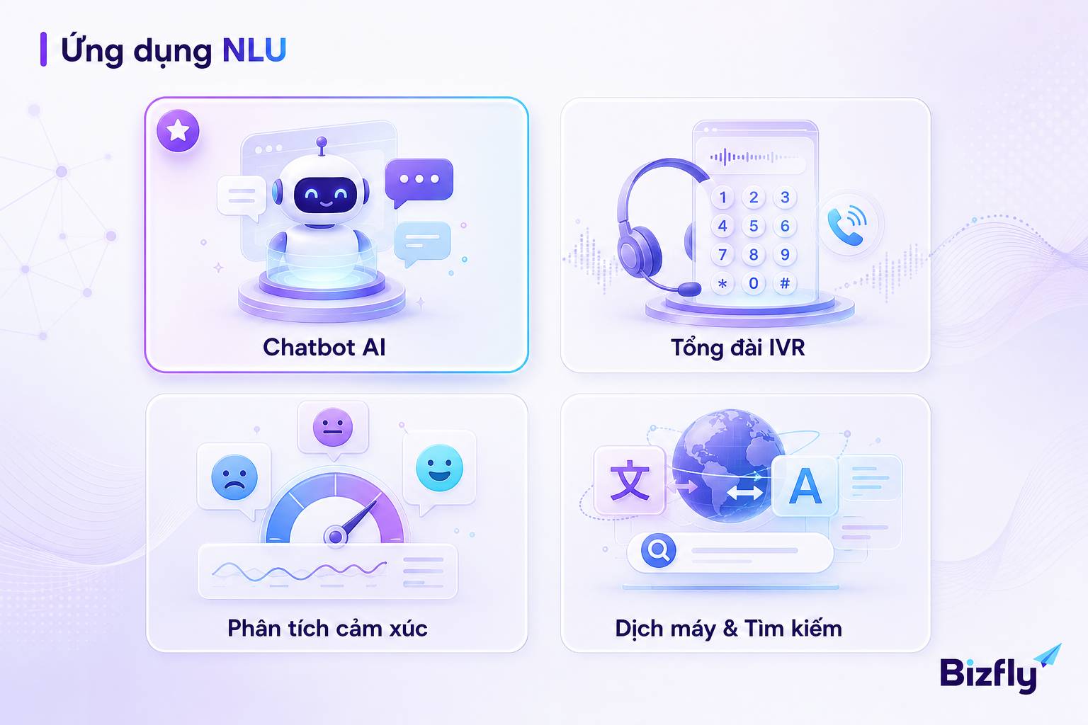 NLU ứng dụng chatbot trợ lý ảo tổng đài IVR phân tích cảm xúc dịch máy