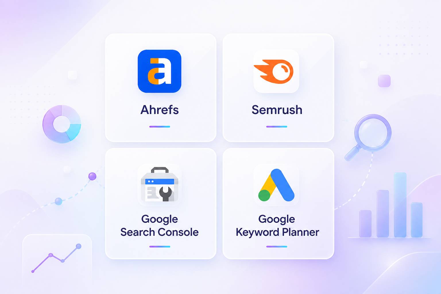 công cụ keyword mapping Ahrefs Semrush Google Search Console hỗ trợ phân bổ từ khóa