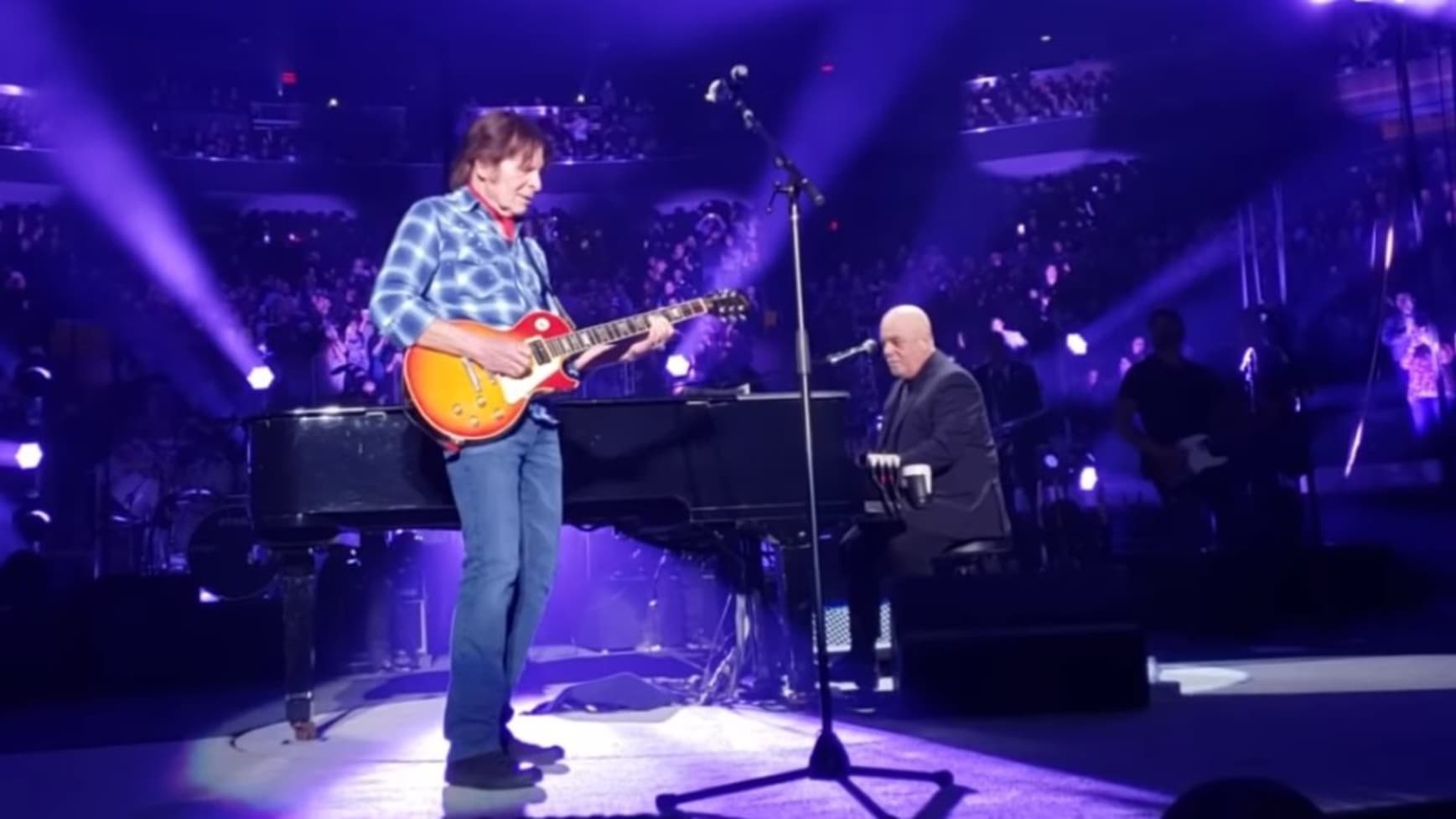 John Fogerty Guests With Billy Joel In New York City