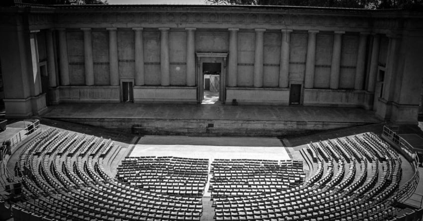 Greek Theatre Berkley stock image