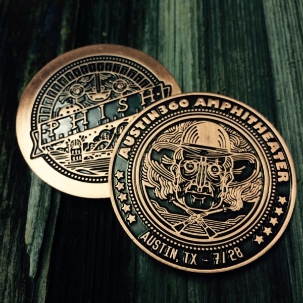 Phish Austin Coins
