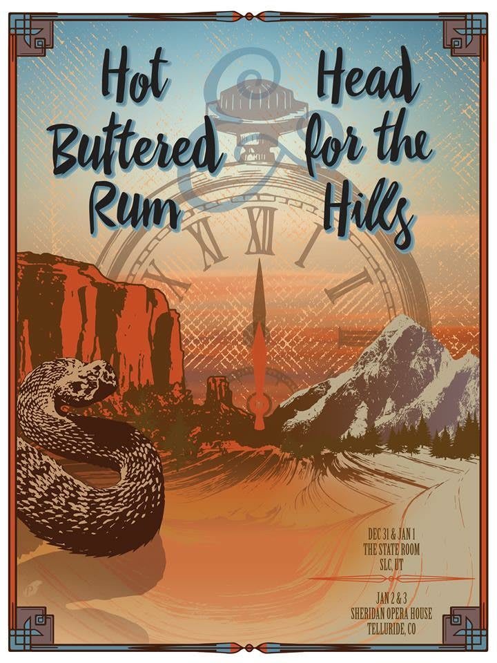 Hot Buttered Rum New Year's Eve Poster