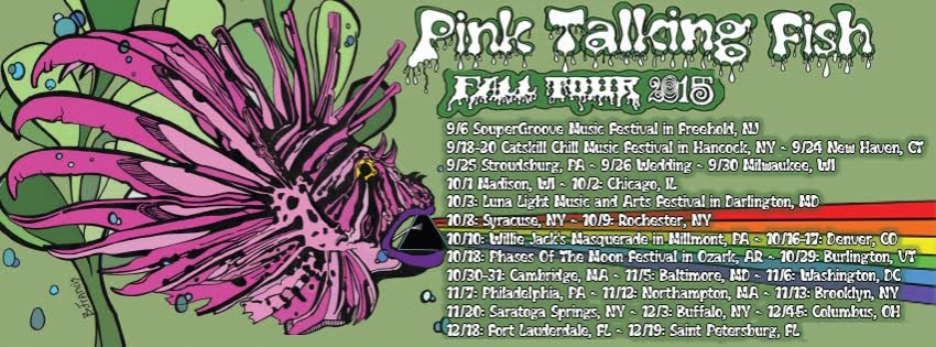 Pink Talking Fish Fall Tour Poster