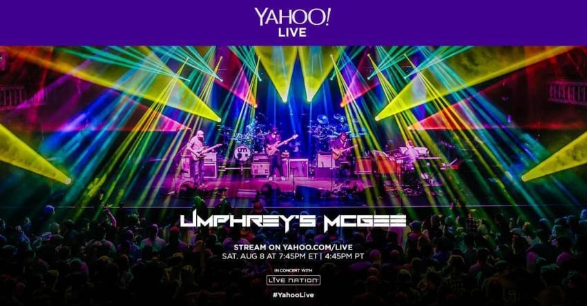 Umphrey's McGee Yahoo Live Webcast