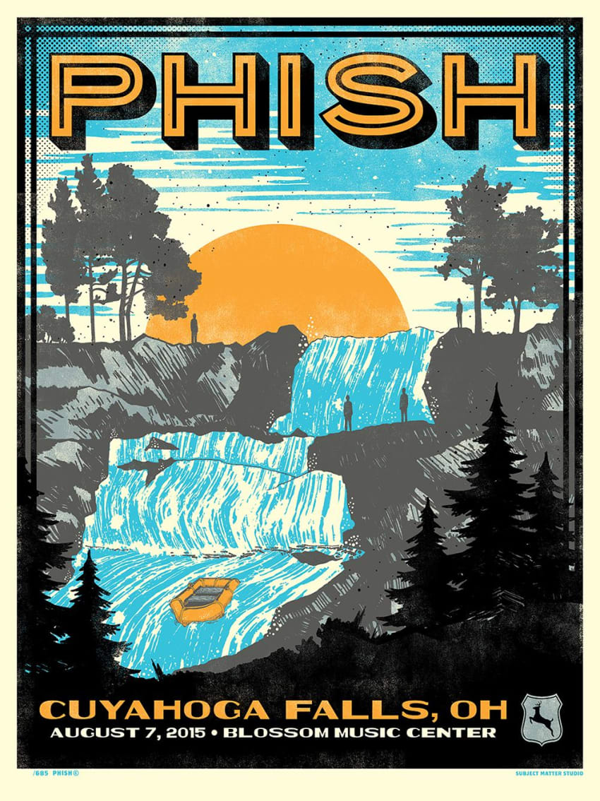 Phish Cuyahoga Falls Poster
