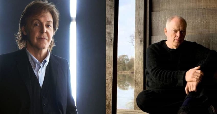Paul McCartney David Gilmour Press Image