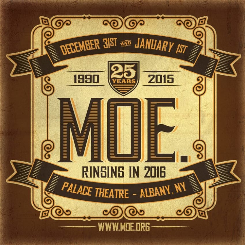 moe. New Year's Eve 2015 Poster