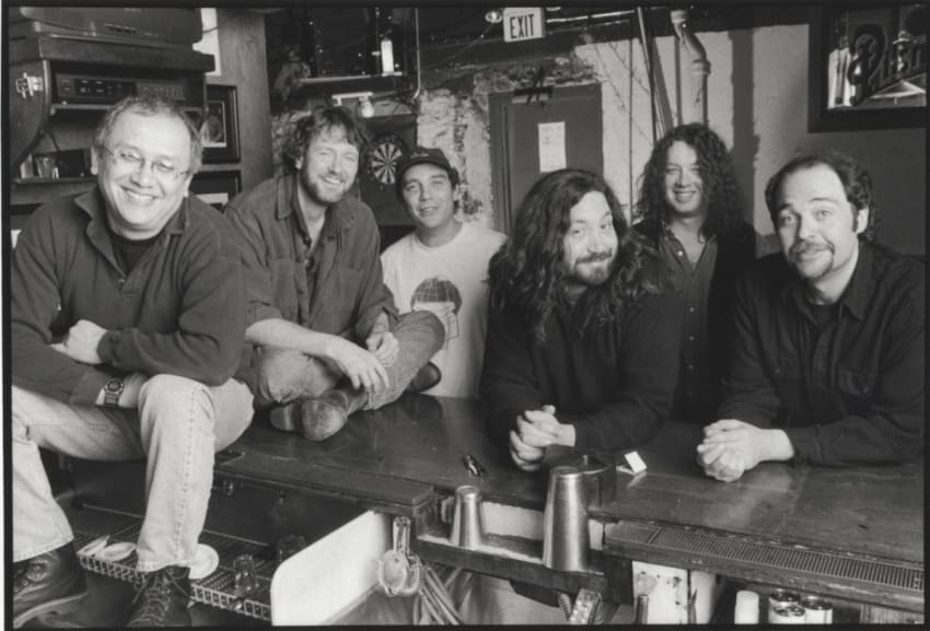 Widespread Panic Press Image Old Black And White Bar Michael Houser