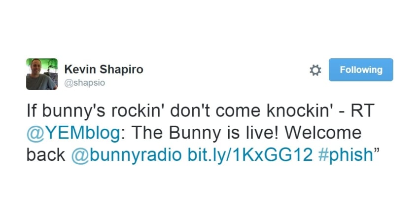 Kevin Shapiro Twitter Follow Friday