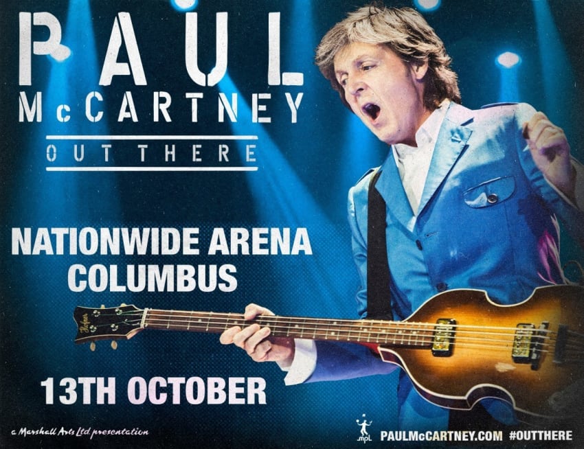 Paul McCartney Columbus Poster