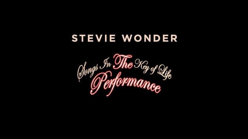 Stevie Wonder Songs In The Key Of Life Tour