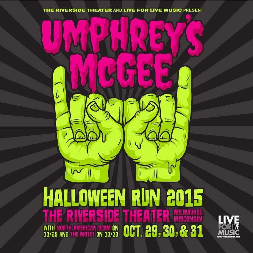 Umphrey's McGee Halloween 2015 Poster