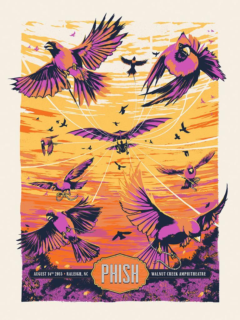 Phish Walnut Creek Poster