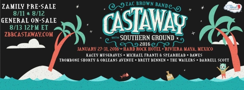 Zac Brown Band Castaway With Southern Ground 1