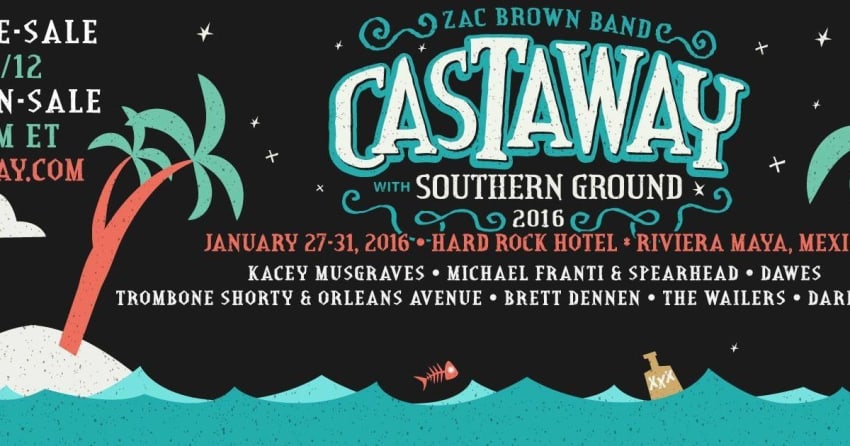 Zac Brown Band Announces Castaway With Southern Ground