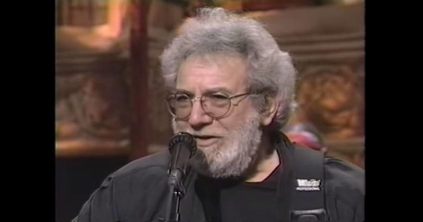 Jerry Garcia On The Late Show 1993