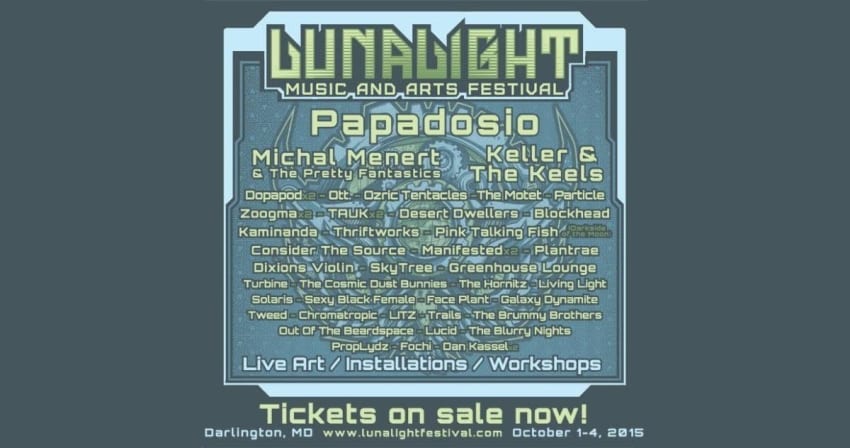 Luna Light Music and Arts Festival 2015 Poster Landscape