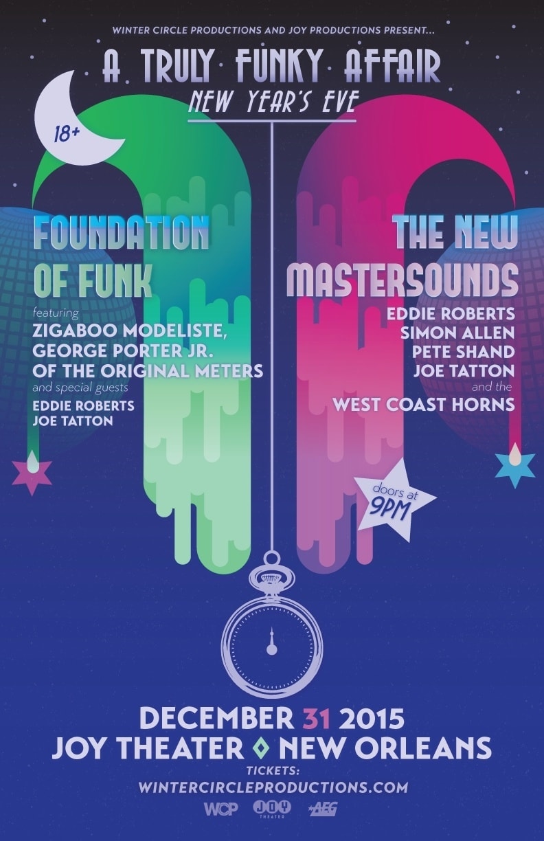 The New Mastersounds New Year's Eve Poster