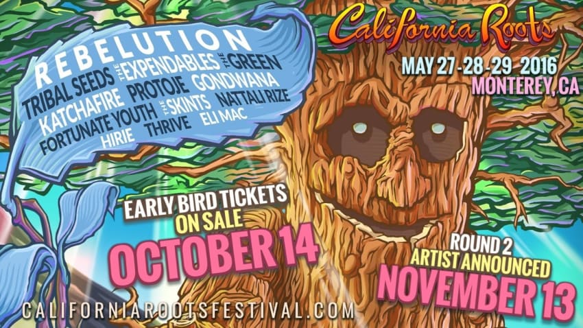 California Roots Music & Arts Festival Poster