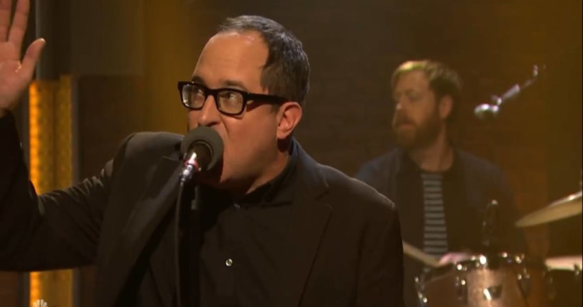Craig Finn Joe Russo Late Night With Seth Meyers Screengrab