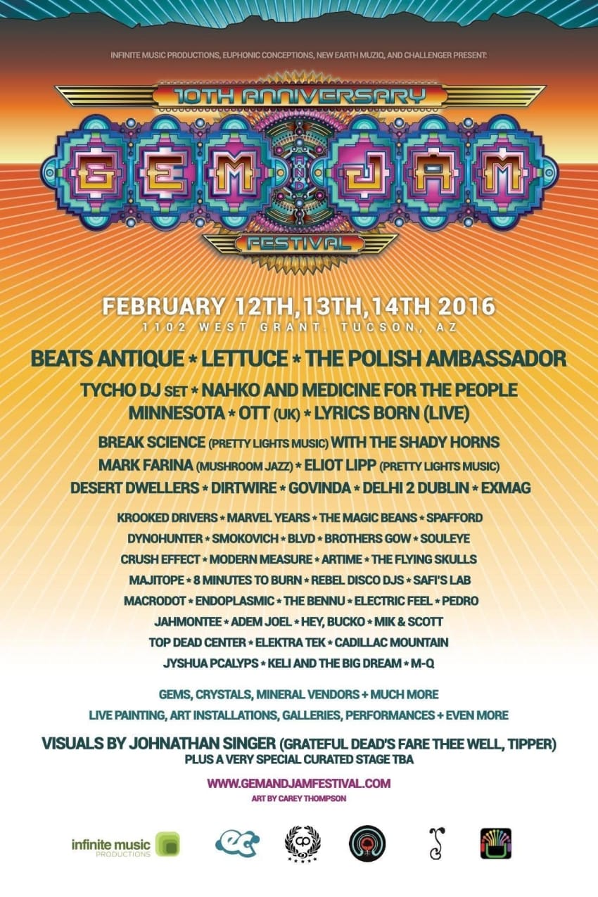 Gem & Jam 2016 Poster