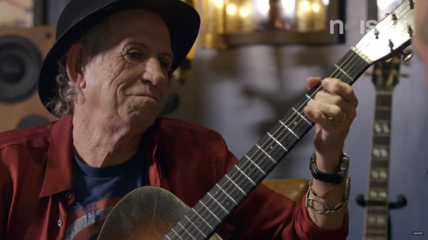 Keith Richards Guitar Moves Screengrab
