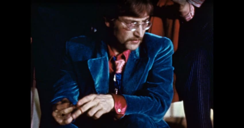 The Beatles John Lennon ADITL Video Screengrab