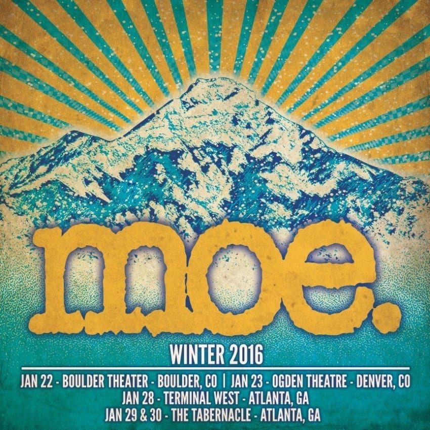 moe. Winter Tour 2016 Poster