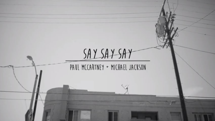 Paul McCartney Michael Jackson Video Screengrab
