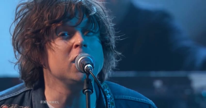Ryan Adams Jimmy Kimmel Live Screengrab
