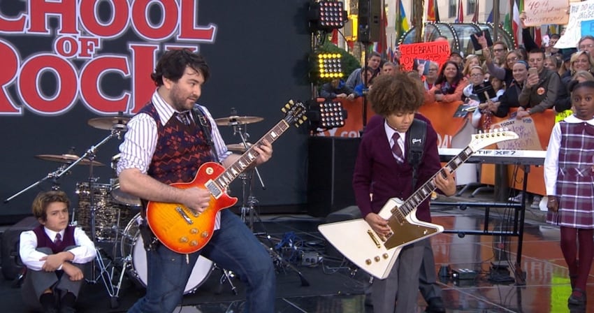 School Of Rock Today Show Screengrab Taz