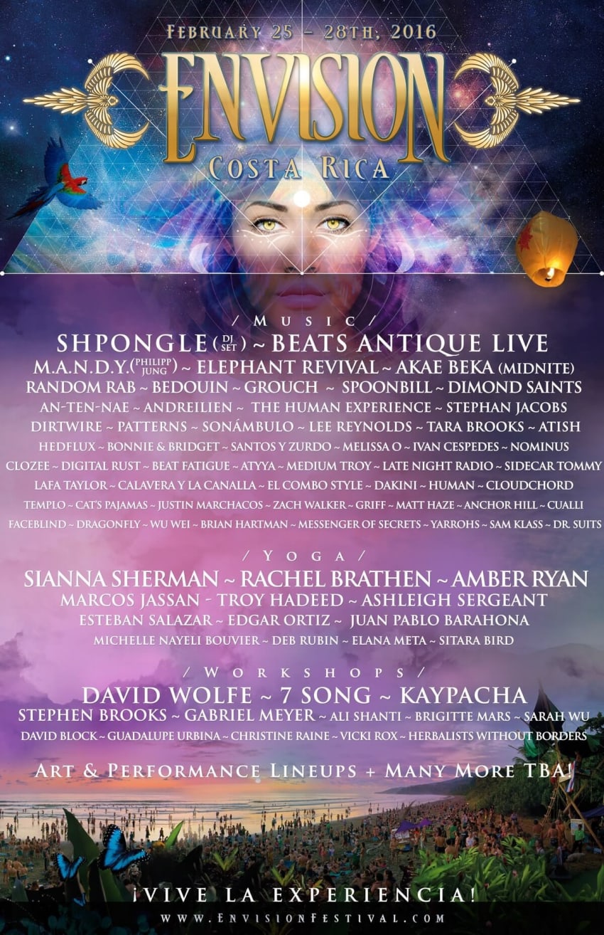 Envision Festival 2016 Poster