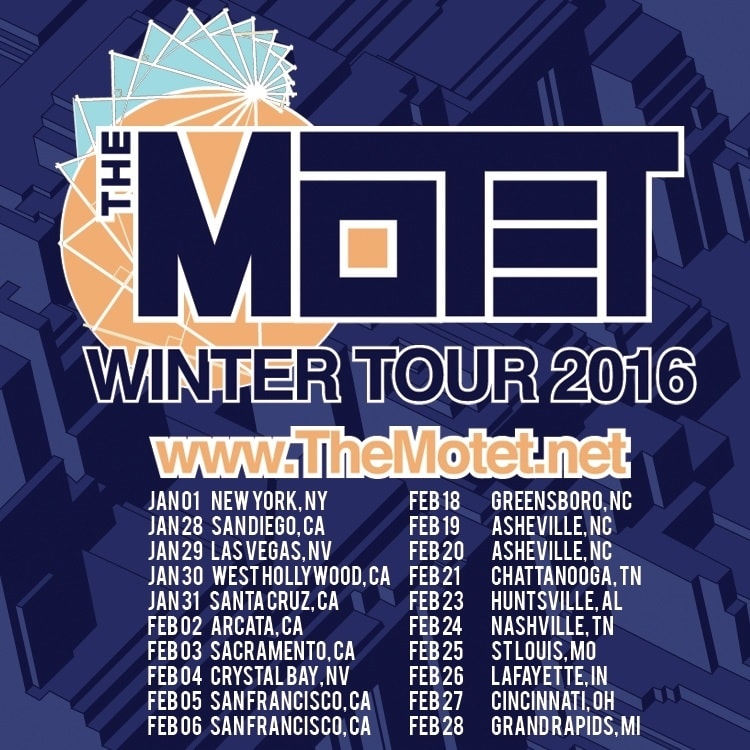 Motet 2016 Tour Poster