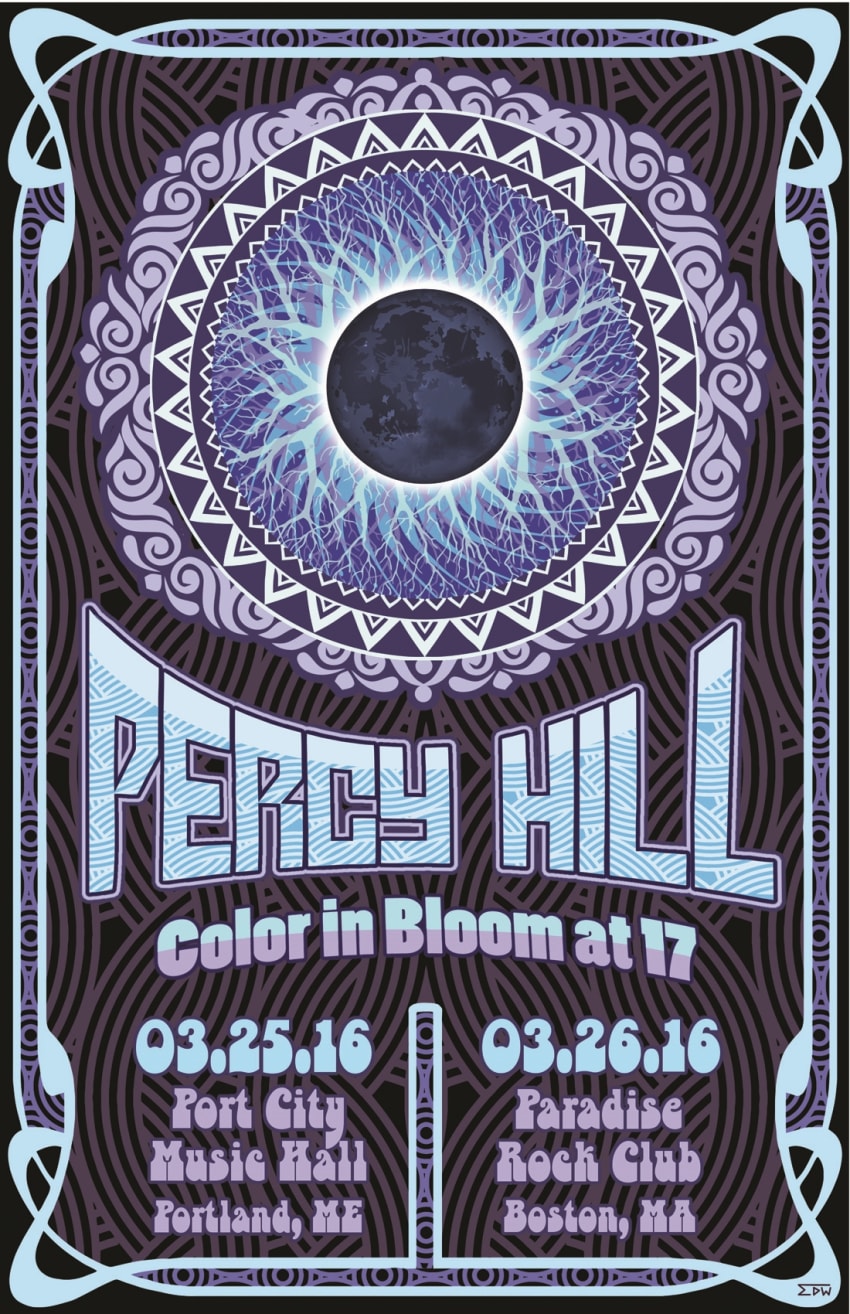 Percy Hill Color In Bloom 17 Poster
