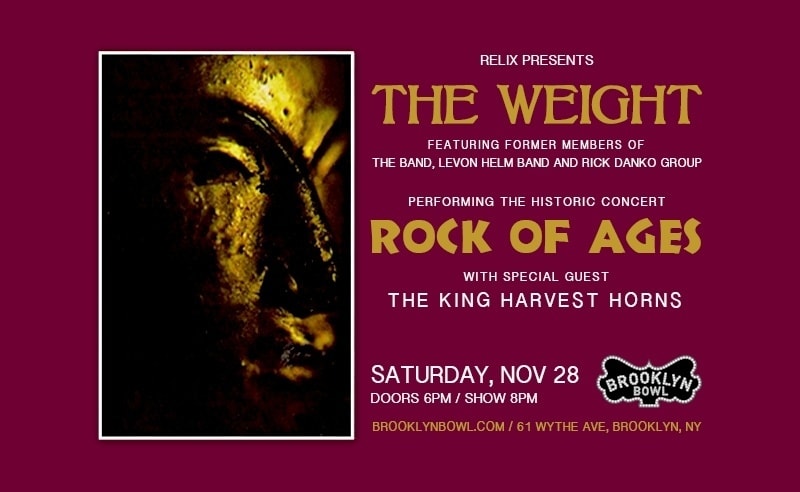 The Weight Rock Of Ages Poster