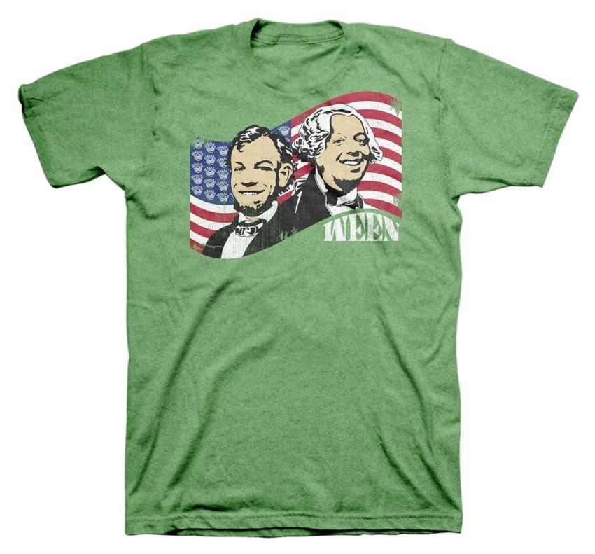 Ween USA T-Shirt Green