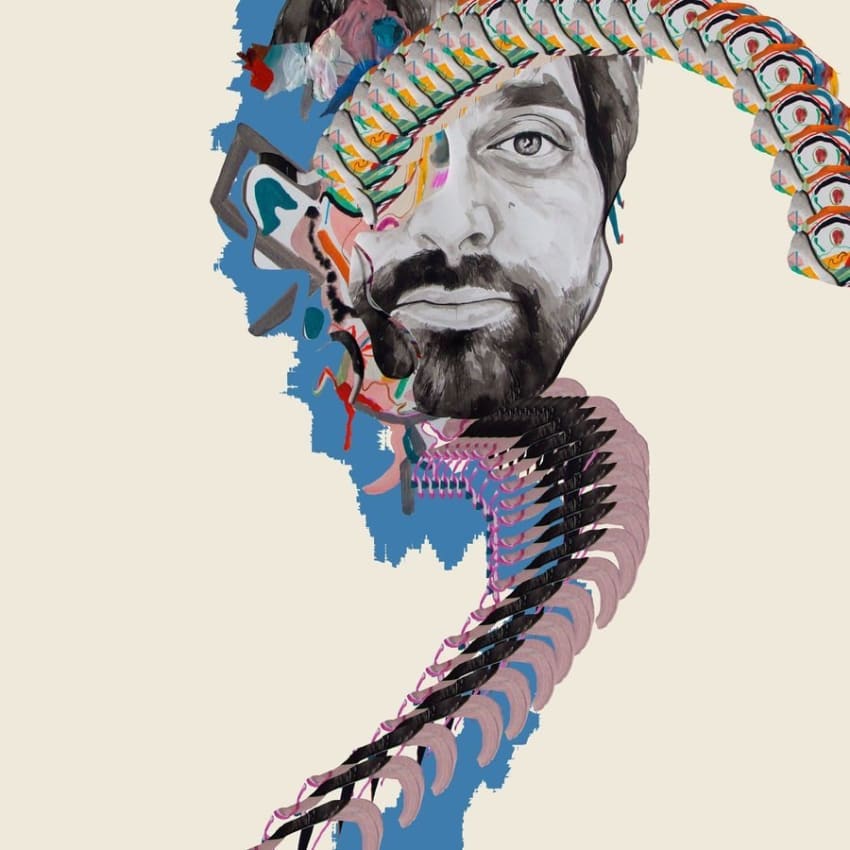 Geologist Painting With Album Cover