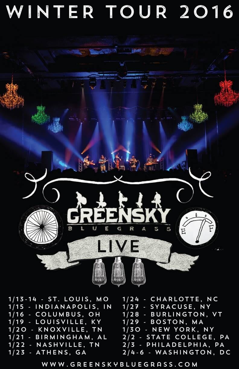 Greensky Bluegrass Winter tour 2016