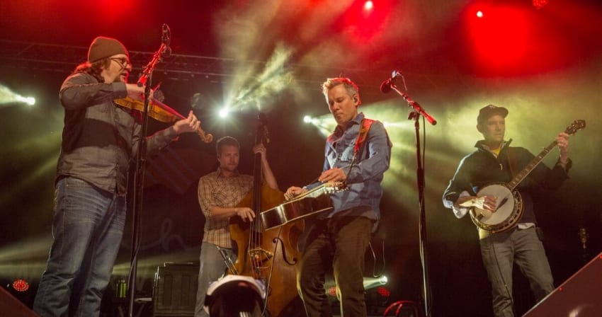 The Infamous Stringdusters Sterling Munksgard crop