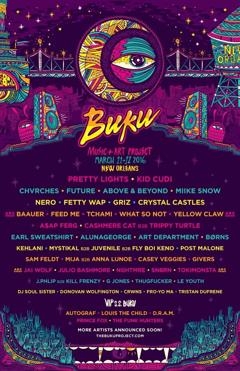 BUKU Music & Art Project Poster